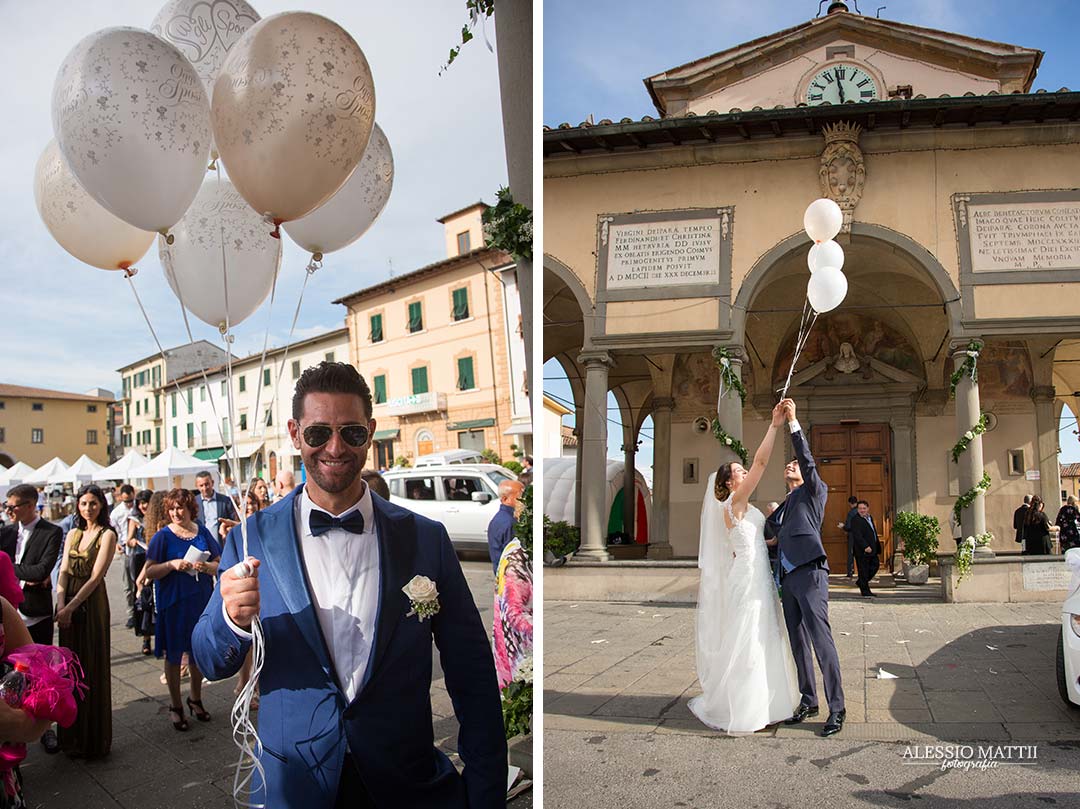 Ritratto sposi matrimonio in campagna Firenze - fotografo matrimonio Firenze